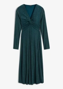 Robe Midi à Effet Brillant