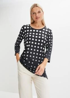 T-shirt Manches Longues à Ourlet Asymétrique -Venus Mode Winkel 23189778 eKvpFYRP