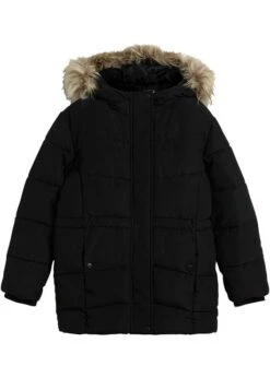 Parka D'hiver Fille Avec Capuche