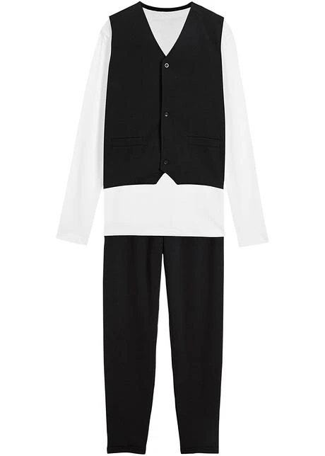 Pantalon, Gilet Et T-shirt Manches Longues Garçon (ens. 3 Pces) 3 Pantalon, Gilet Et T-shirt Manches Longues Garçon (ens. 3 Pces)