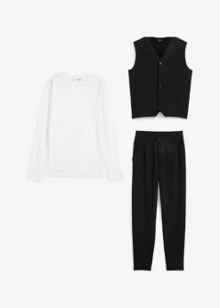 Pantalon, Gilet Et T-shirt Manches Longues Garçon (ens. 3 Pces) 11 Pantalon, Gilet Et T-shirt Manches Longues Garçon (ens. 3 Pces) -Venus Mode Winkel 23191169 FlfOdUaz