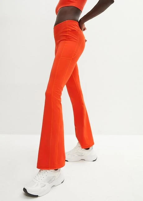 Legging De Sport Avec Poche Pour Portable, évasé 4 Legging De Sport Avec Poche Pour Portable, évasé - Afbeelding 2