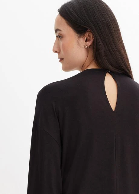 T-shirt Manches Chauve-souris à Détail Chaîne 4 T-shirt Manches Chauve-souris à Détail Chaîne - Afbeelding 2