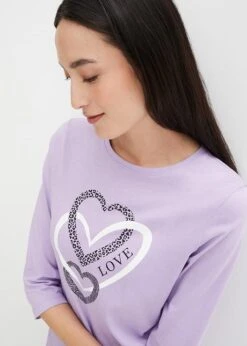 T-shirt Manches Longues à Imprimé -Venus Mode Winkel 23191642 CdinuGSw