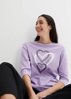 T-shirt Manches Longues à Imprimé -Venus Mode Winkel 23191653 1bKIJtPD