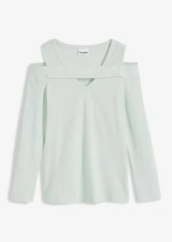 T-shirt Manches Longues à Découpes