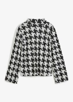 T-shirt Manches Longues Ă Col Montant