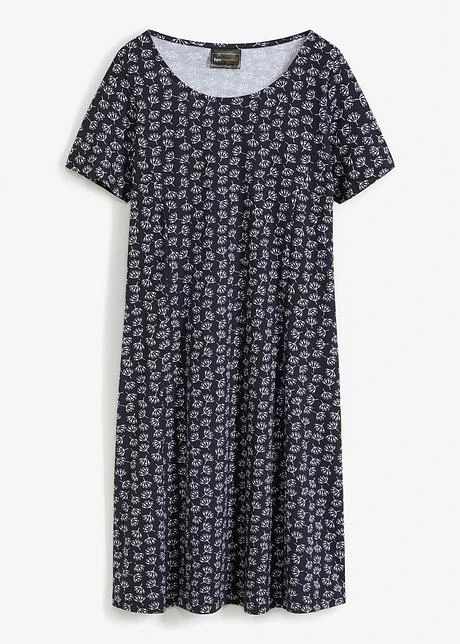 Robe T-shirt à Motif Floral 9 Robe T-shirt à Motif Floral - Afbeelding 7