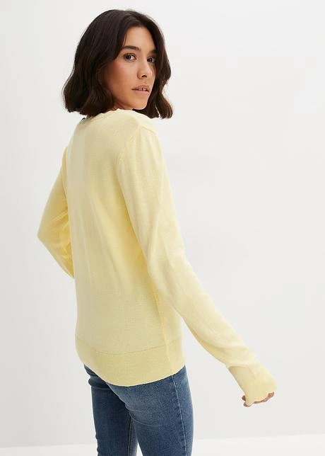 Gilet En Maille à Bordure Ondulée Contrastée 5 Gilet En Maille à Bordure Ondulée Contrastée - Afbeelding 3