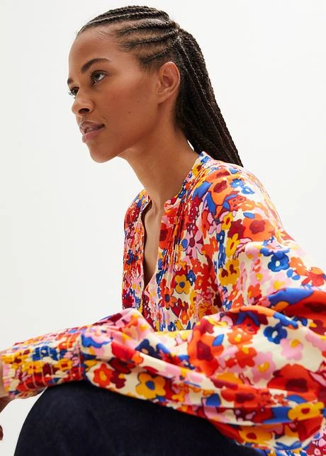 Blouse Tunique Avec Smock Aux Manches 8 Blouse Tunique Avec Smock Aux Manches - Afbeelding 6