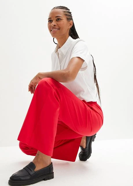 Pantalon Ample Et Taille Haute, Long 8 Pantalon Ample Et Taille Haute, Long - Afbeelding 6