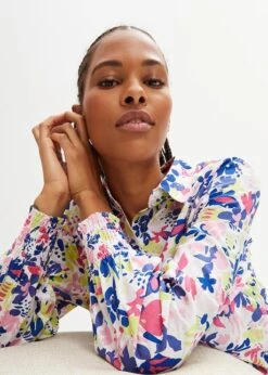 Blouse Longue Et Ample, Manches Longues -Venus Mode Winkel 23193436 cbNJTa2W