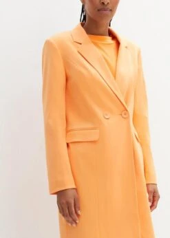 Blazer Long à Col V, Manches Longues 12 Blazer Long à Col V, Manches Longues -Venus Mode Winkel 23193454 AoYtXgyt