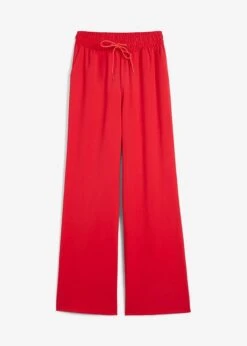 Pantalon Ample Et Taille Haute, Long
