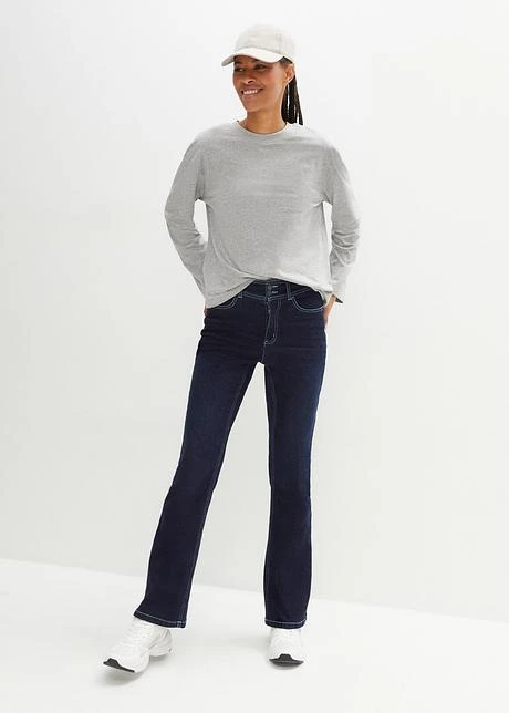 Lot De 5 T-shirts Amples à Col Rond, Manches Longues 6 Lot De 5 T-shirts Amples à Col Rond, Manches Longues - Afbeelding 4