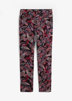 Pantalon Extensible Avec Imprimé Paisley