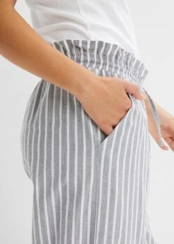 Pyjama Composé D'un Débardeur Court Côtelé Et D'un Pantalon Tissé En Chambray -Venus Mode Winkel 23193816 96WlccRq