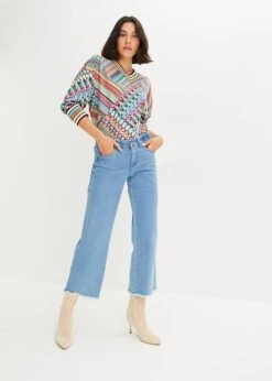 T-shirt Manches Longues à Mélange De Motifs -Venus Mode Winkel 23194945 vvgAyAW1