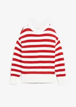 Pull Boxy 100% Coton En Maille Ajourée