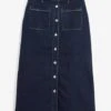 Jupe Midi En Jean -Venus Mode Winkel 23195060 OIGM8S9j