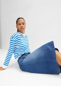 Jupe Midi En Jean Extensible -Venus Mode Winkel 23195069 X3vXkIX6