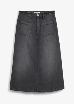 Jupe Midi En Jean Extensible -Venus Mode Winkel 23195072 4lovj0Ke