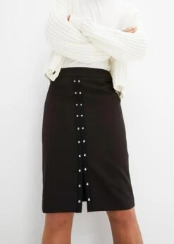 Jupe Crayon à Rivets -Venus Mode Winkel 23195800 qGk4O2k3