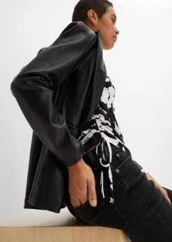 Rainbow T-shirt Manches Longues à Lacets -Venus Mode Winkel 23195814 EYT3cA5X