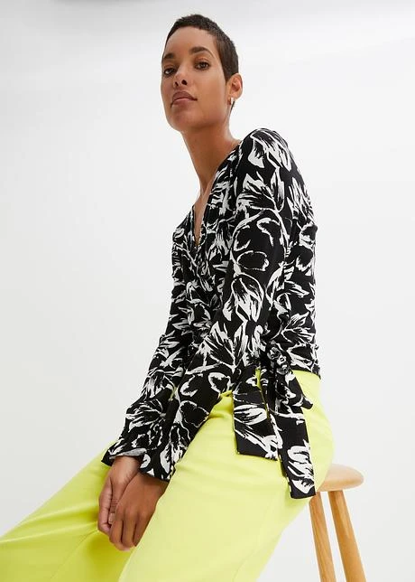 Rainbow Blouse Cache-cœur En Jersey 4 Rainbow Blouse Cache-cœur En Jersey - Afbeelding 2