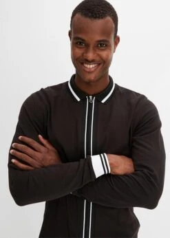 Polo Manches Longues à Fermeture Zippée -Venus Mode Winkel 23196523 HVJgmv1W