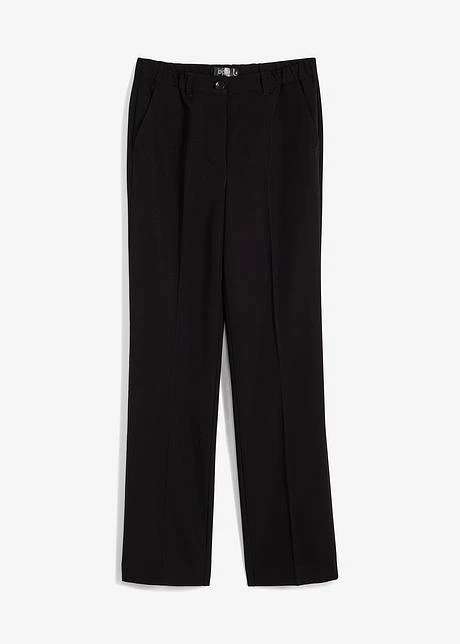 Pantalon Extensible Avec Plis Repassés Et Ceinture Taille Haute Confortable, Long 9 Pantalon Extensible Avec Plis Repassés Et Ceinture Taille Haute Confortable, Long - Afbeelding 7