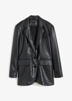 Blazer Enduit Oversize