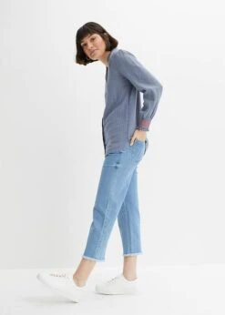 Rainbow Chemisier Oversize En Mousseline De Coton Avec Coutures Contrastantes -Venus Mode Winkel 23196650 A2cJD8SP