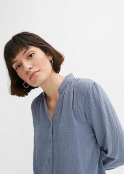 Rainbow Chemisier Oversize En Mousseline De Coton Avec Coutures Contrastantes -Venus Mode Winkel 23196652 3Oso7FWa