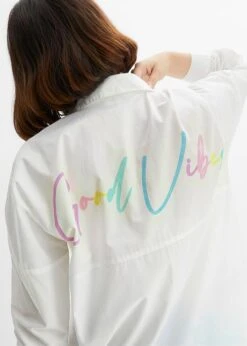 Rainbow Chemisier Oversize Avec Message Imprimé Au Dos -Venus Mode Winkel 23196657 0jtUIRK9