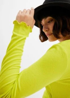 Top Cache-cœur Côtelé à Manches Longues -Venus Mode Winkel 23196696 VC6kRMJi