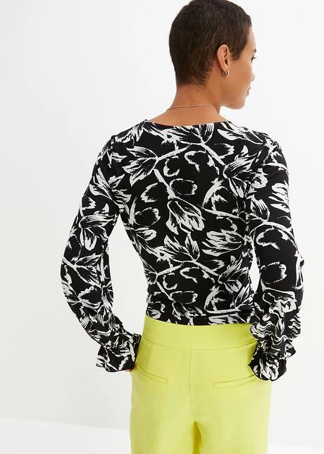 Rainbow Blouse Cache-cœur En Jersey 5 Rainbow Blouse Cache-cœur En Jersey - Afbeelding 3