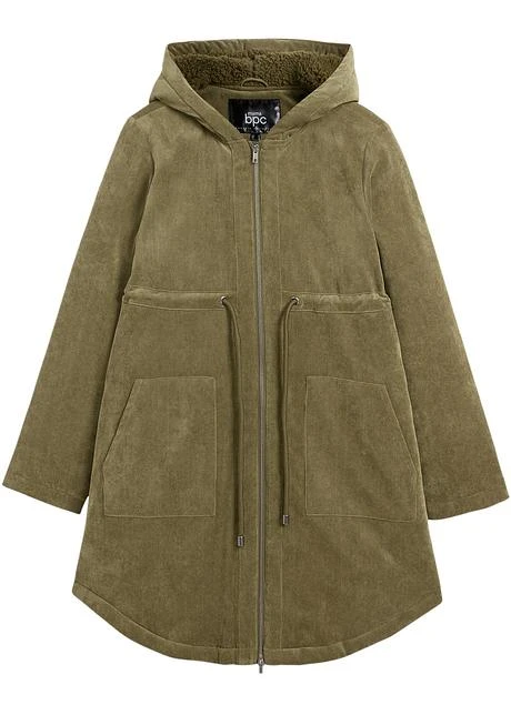 Parka De Grossesse/portage En Velours Côtelé Avec Chauffe-mains 3 Parka De Grossesse/portage En Velours Côtelé Avec Chauffe-mains