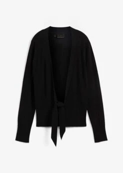 Gilet En Maille Avec Lien à Nouer -Venus Mode Winkel 23197483 QPzyMIio