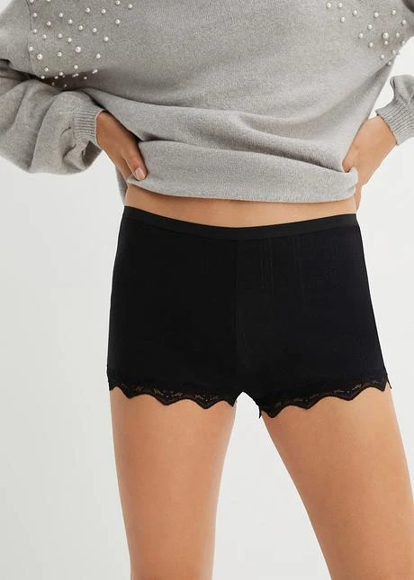 Lot De 3 Boxers Femme Avec Dentelle 4 Lot De 3 Boxers Femme Avec Dentelle - Afbeelding 2