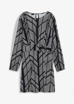 Robe Jersey à Détail Boucle