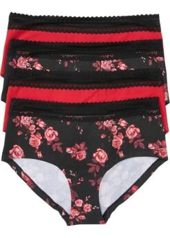 Lot De 4 Maxi Culottes Coton Avec Dentelle