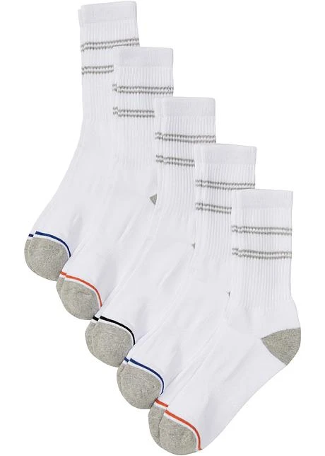 Lot De 5 Paires De Chaussettes De Tennis à Semelle Doublée En éponge 3 Lot De 5 Paires De Chaussettes De Tennis à Semelle Doublée En éponge