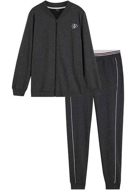 Tenue D'intérieur En Sweat Avec Broderie Et Poches 3 Tenue D'intérieur En Sweat Avec Broderie Et Poches