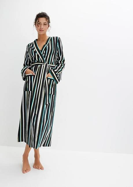 Peignoir De Bain Kimono En Matière Fluide 4 Peignoir De Bain Kimono En Matière Fluide - Afbeelding 2