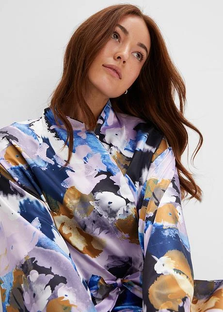 Long Kimono En Satin 6 Long Kimono En Satin - Afbeelding 4