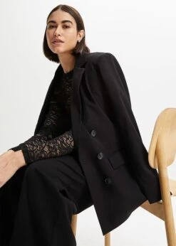 Blazer à Double Rang De Boutons -Venus Mode Winkel 23199580 JvNPMzmc