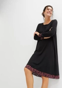 Chemise De Nuit à Dentelle Bicolore -Venus Mode Winkel 23199966 yZsyL424