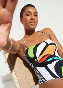 Rainbow Maillot 1 Pièce Bandeau En Polyamide 11 Rainbow Maillot 1 Pièce Bandeau En Polyamide -Venus Mode Winkel 23200274 JQsze8fo