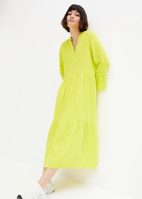 Rainbow Robe Longue En Mousseline De Coton 4 Rainbow Robe Longue En Mousseline De Coton - Afbeelding 2